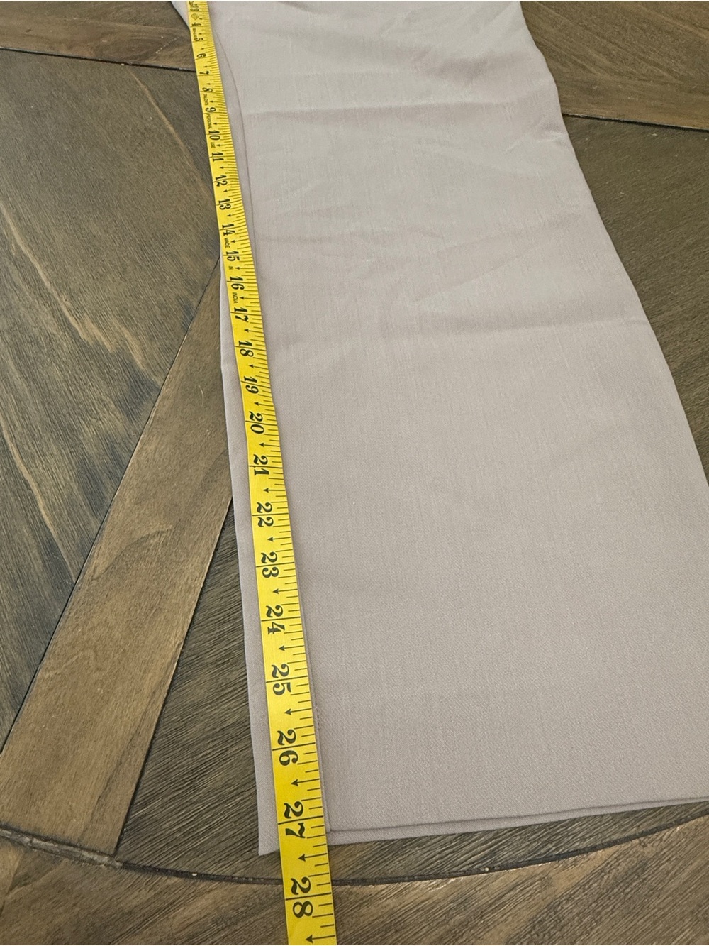 Abercrombie & Fitch NWT Tailored Asymmetrical Pleated Trouser Beige Sz 30 Short - Picture 6 of 8